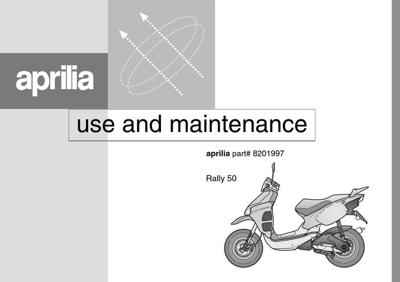 APRILIA RALLY 50 - 1999 User manual