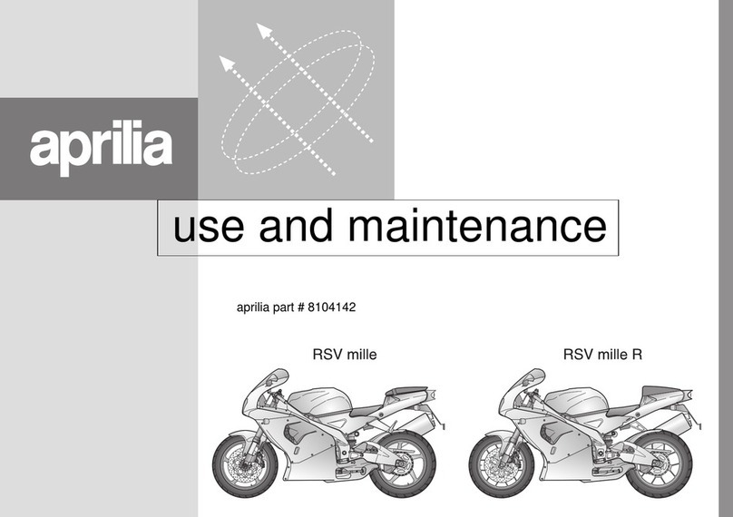APRILIA RSV MILLE - PART 1 1999 User manual