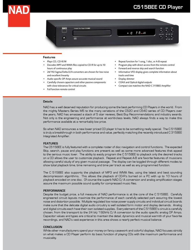 NAD C515BEE datasheet