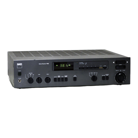 NAD 7140 User manual