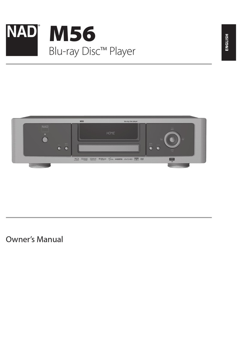 NAD M56 owner's manual