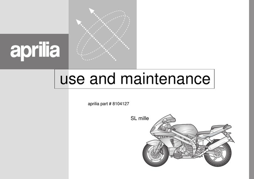 APRILIA RSV MILLE - PART 1 1999 User manual