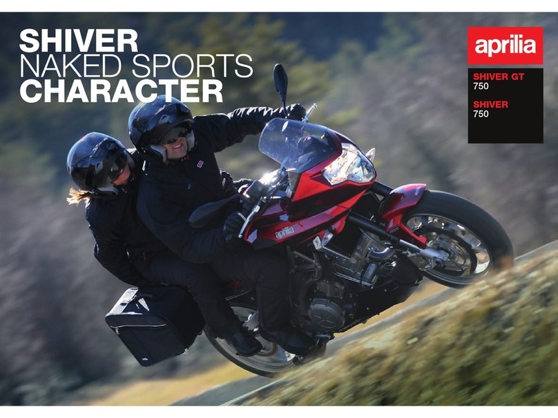 APRILIA SHIVER 750 GT -  2009 User manual