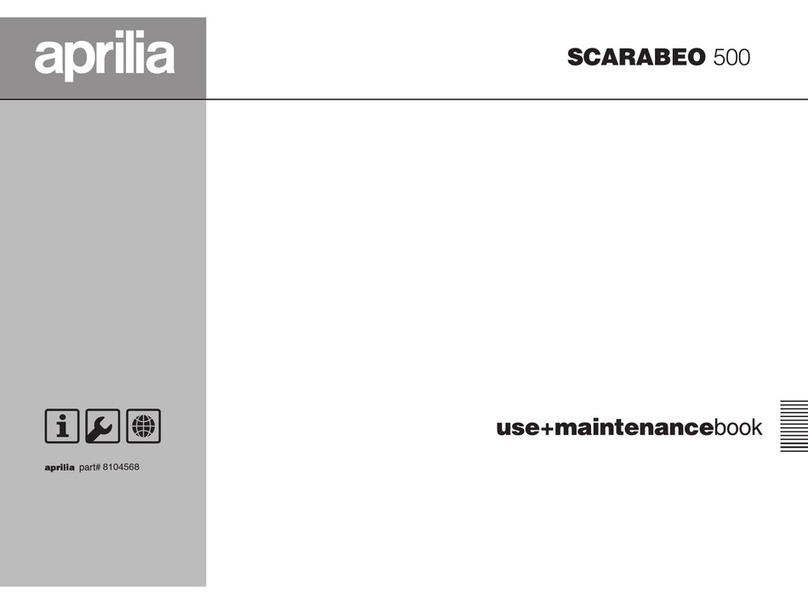 APRILIA SCARABEO 500 - 2002 User manual