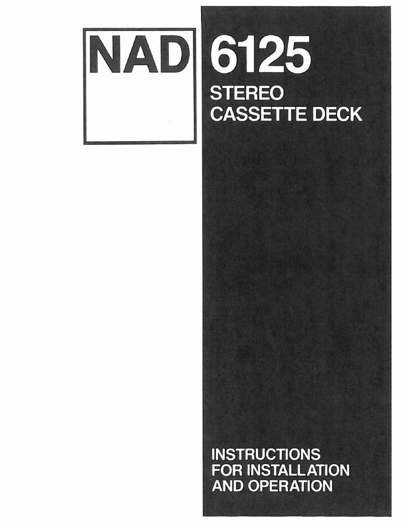 NAD 6125 instructions