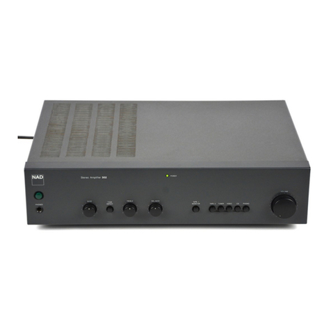 NAD 302 User manual