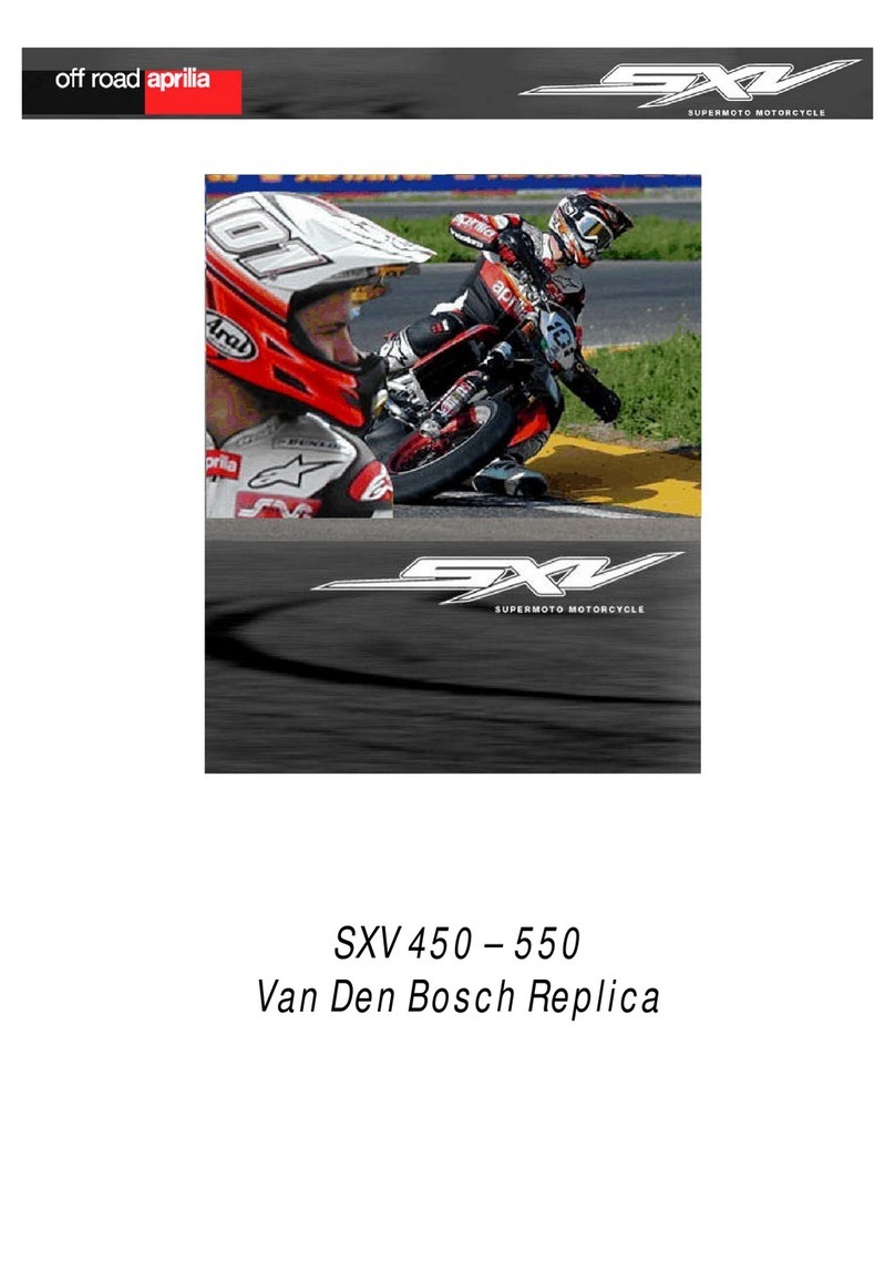 APRILIA SXV 450 - 2007 User manual