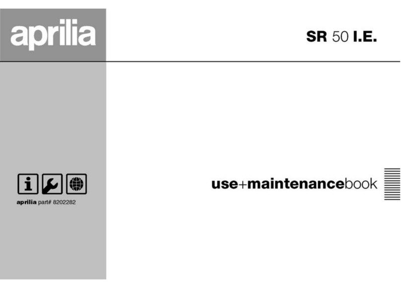 APRILIA SR 50 I.E - 2001 manual