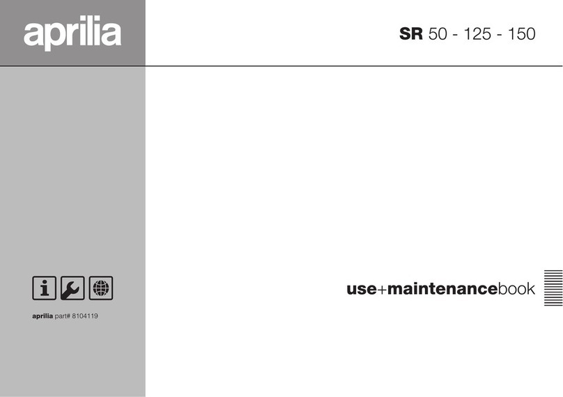 APRILIA SR 125 - 1999 User manual