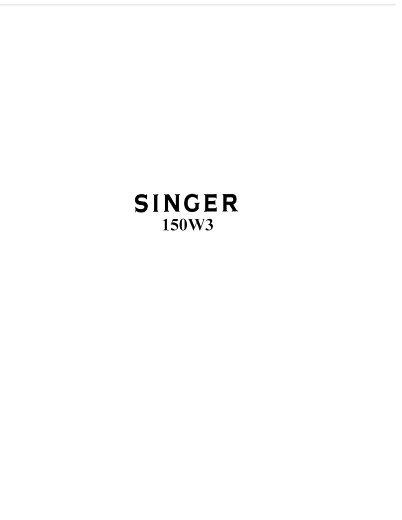 Singer 150W3 Instructions for using and adjusting Singer 150W3 Instructions for using and adjusting