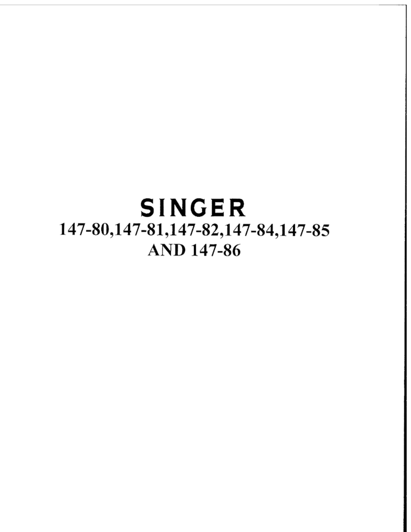 Singer 147-80 Instructions for using and adjusting