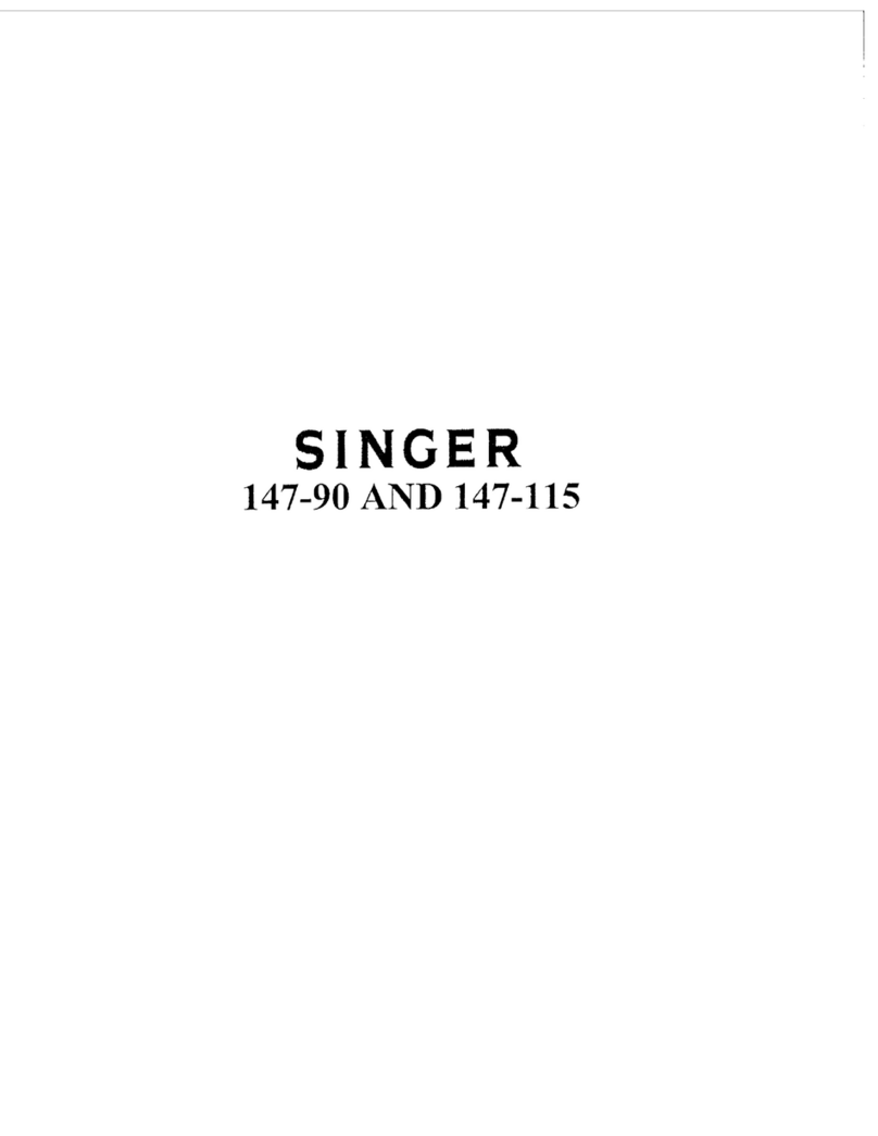 Singer 147-115 Quick start guide