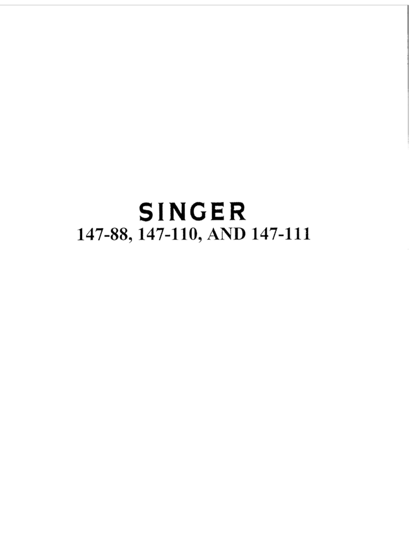 Singer 147-110 Quick start guide