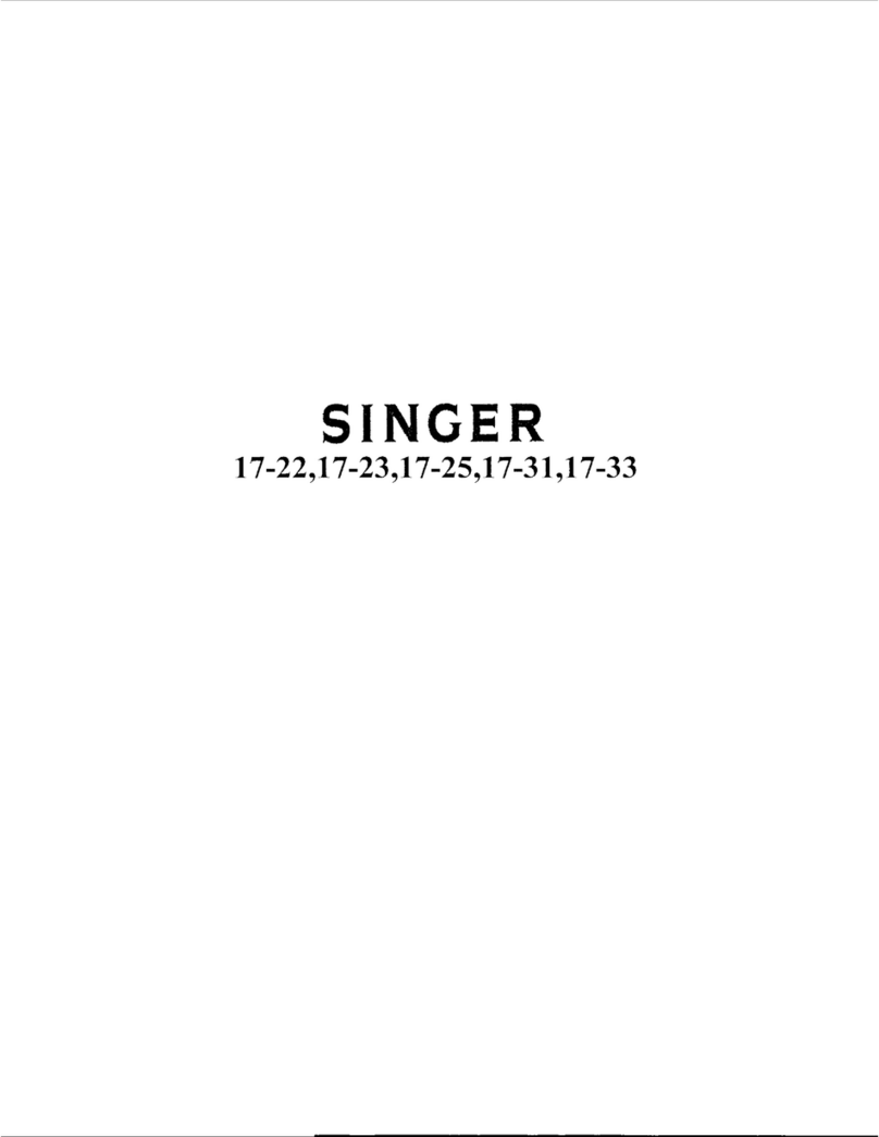 Singer 17-22 User manual