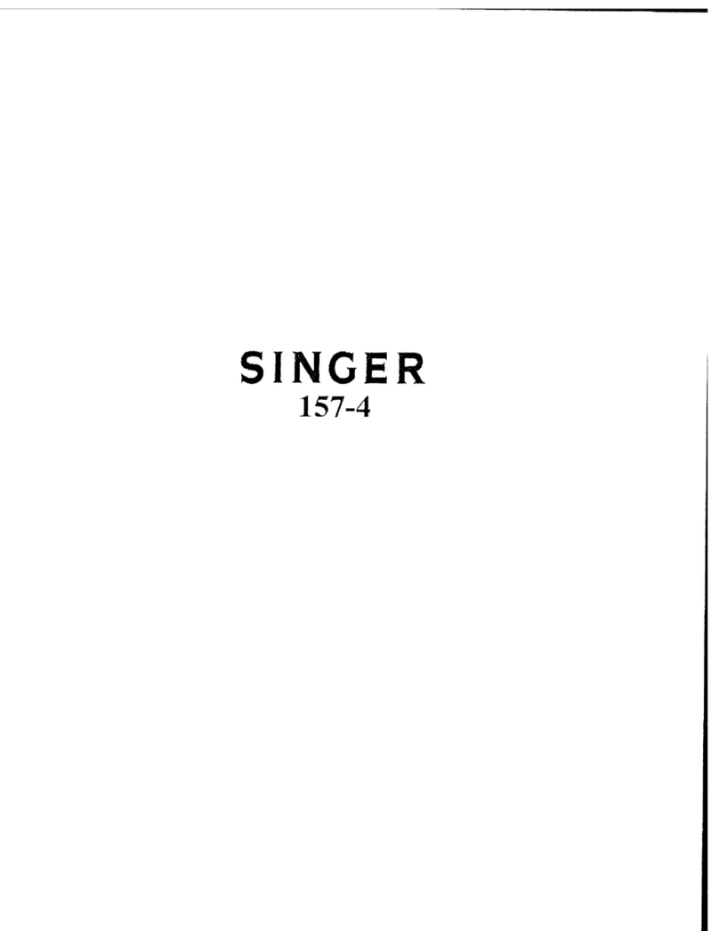 Singer 157-4 Instructions for using and adjusting