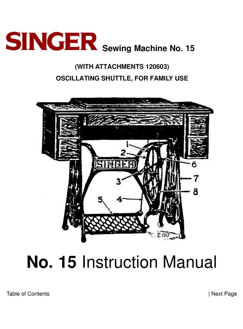 Singer 15K - MANUAL 2 manual