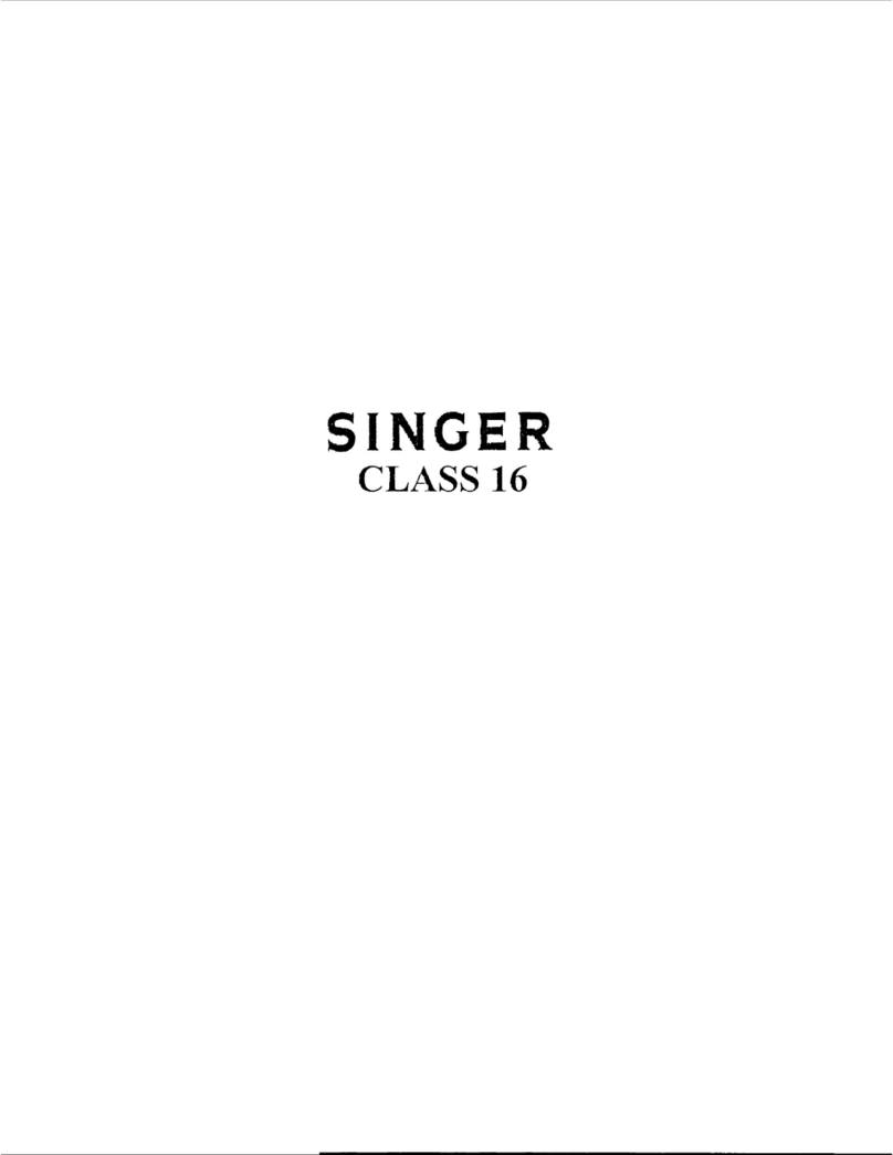 Singer 16-133 Instructions for using and adjusting