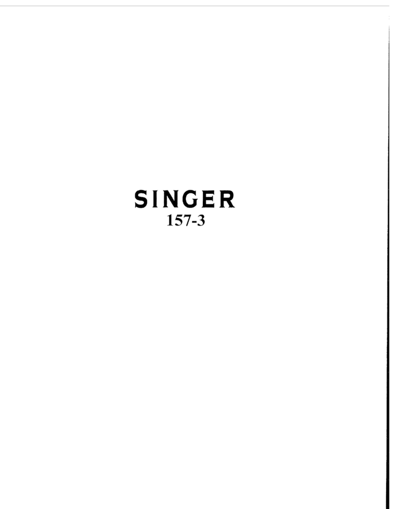 Singer 157-3 Quick start guide