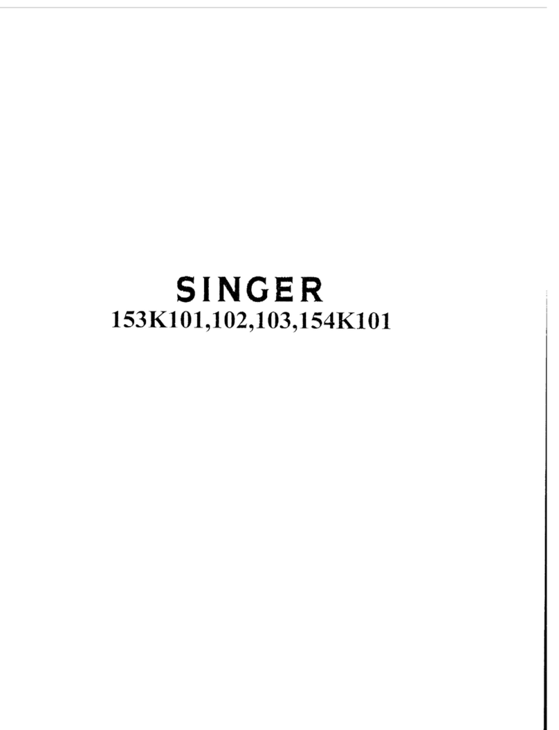 Singer 153W102 Instructions for using and adjusting