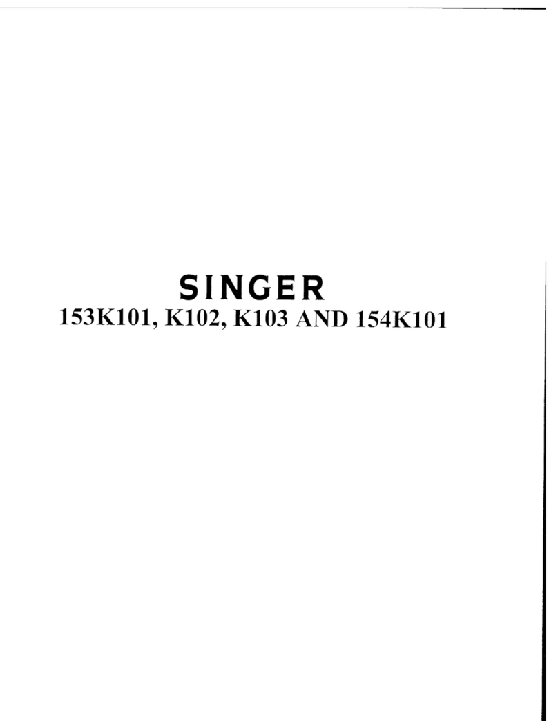 Singer 153K101 Instructions for using and adjusting