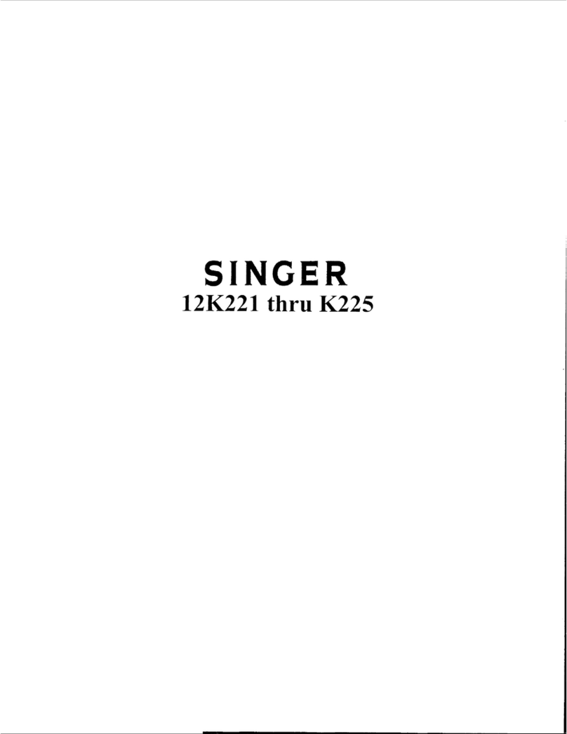 Singer 12K22 Quick start guide