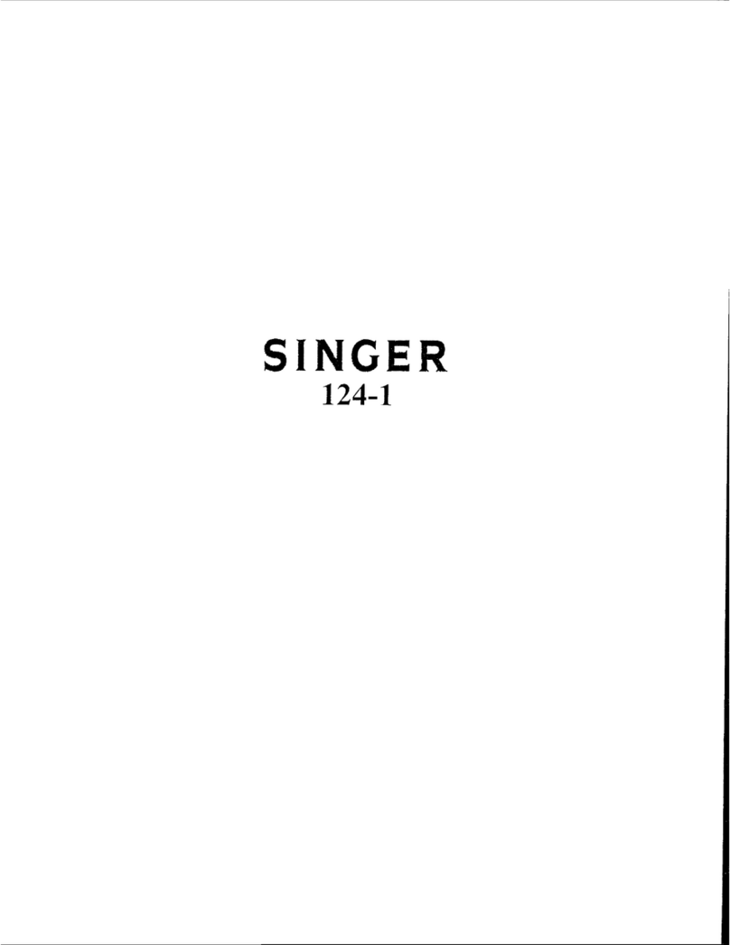 Singer 124-1 Instructions for using and adjusting