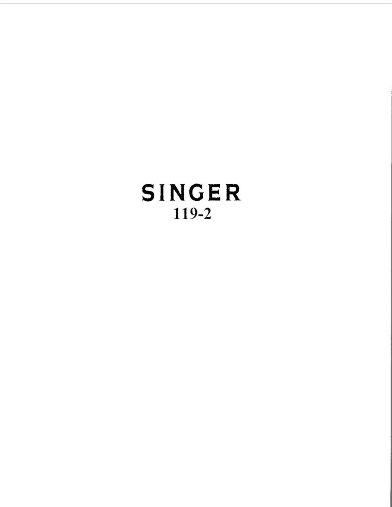 Singer 119-2 Installation and operation manual Singer 119-2 Installation and operation manual