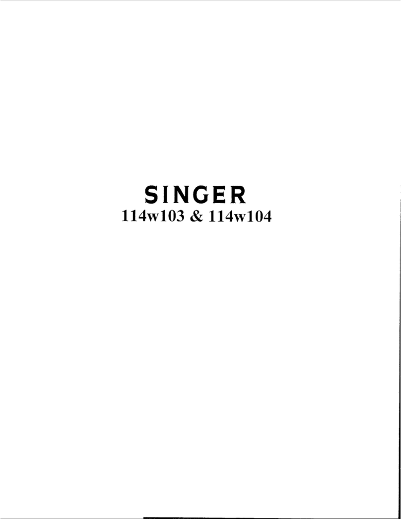 Singer 114W103 Instructions for using