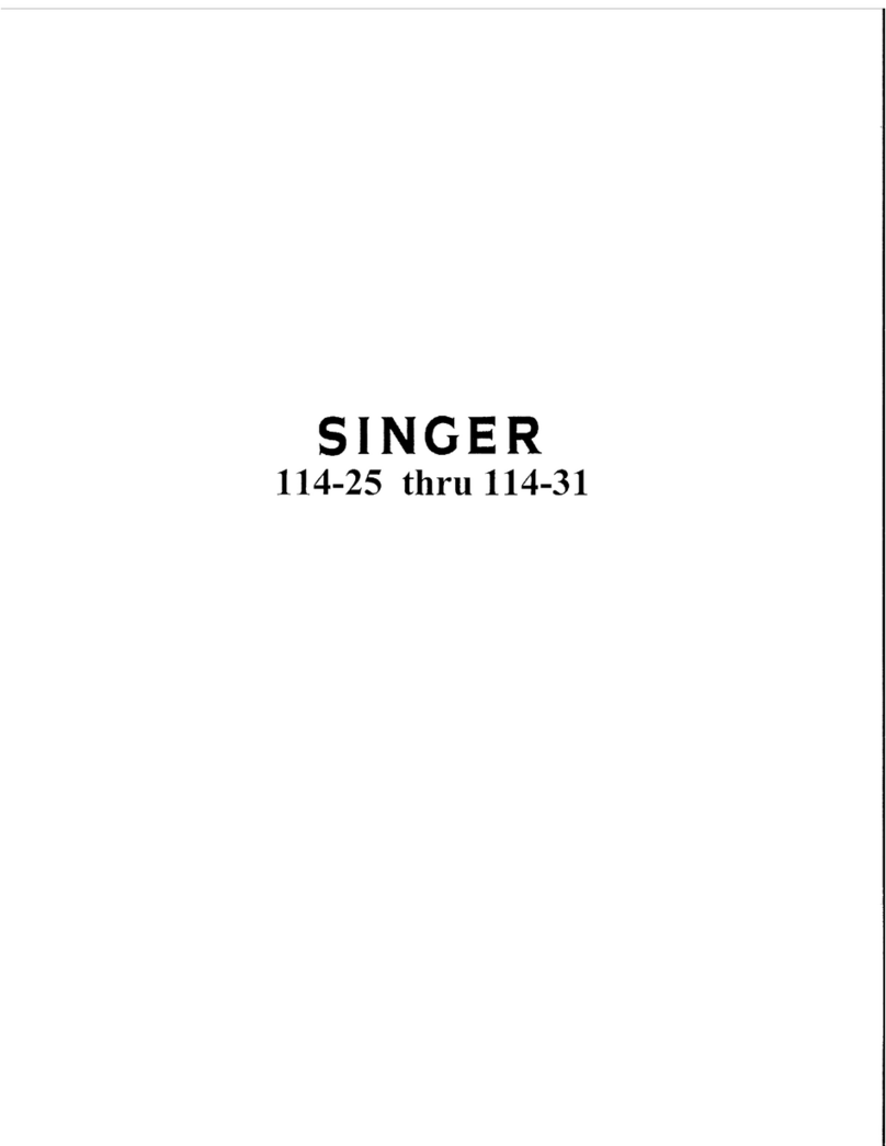 Singer 114-25 Quick start guide