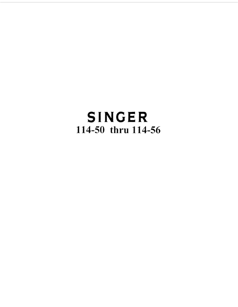 Singer 114-51 Installation and operation manual Singer 114-51 Installation and operation manual