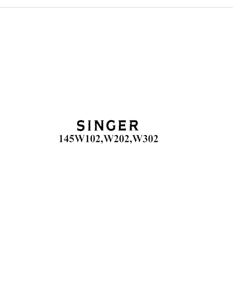 Singer 145W102 Quick start guide
