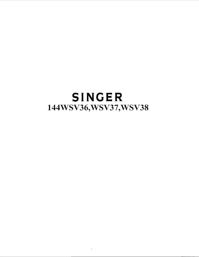 Singer 144WSV36 Instructions for using and adjusting