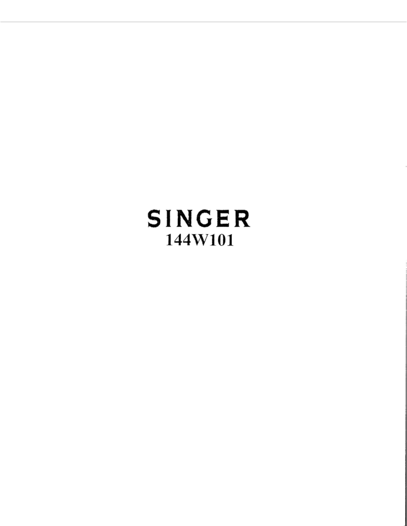 Singer 144W101 Instructions for using and adjusting