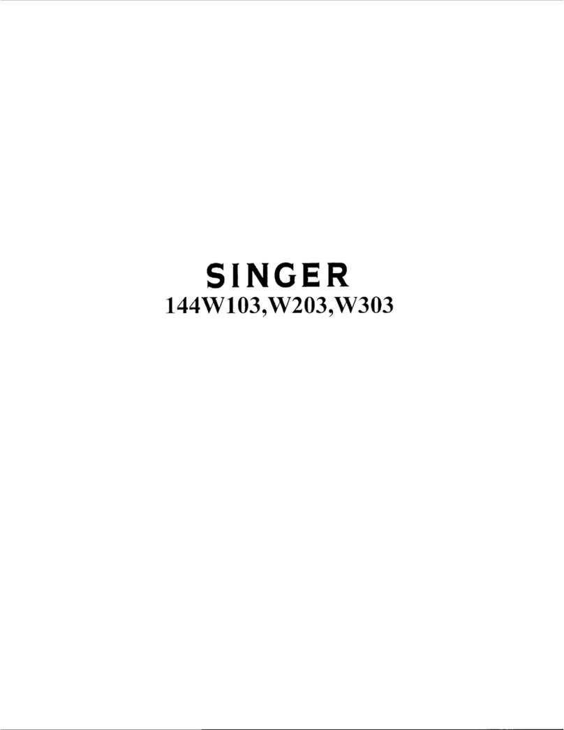 Singer 144W103 Instructions for using and adjusting