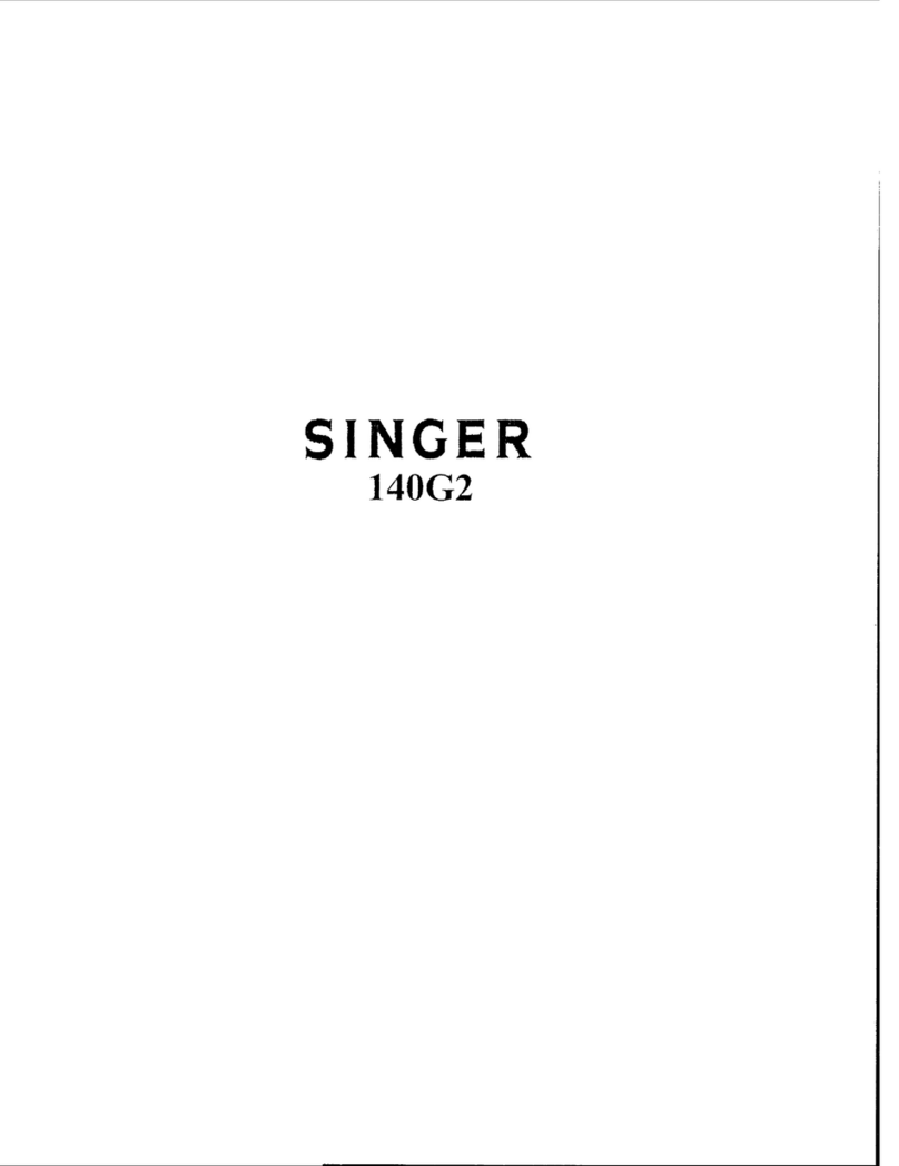 Singer 140G2 Quick start guide Singer 140G2 Quick start guide