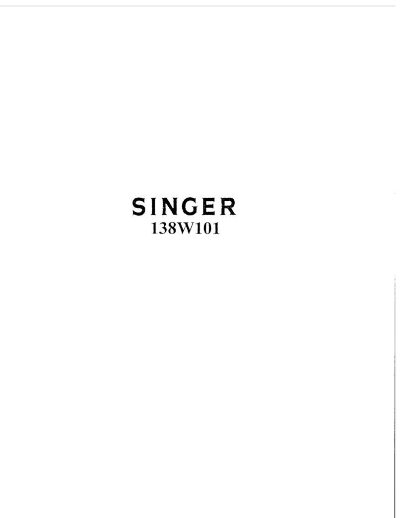 Singer 138W101 Instructions for using and adjusting