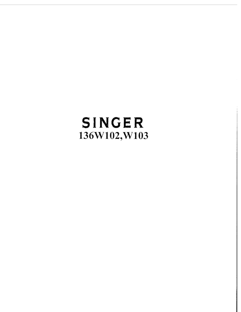 Singer 136W102 Instructions for using and adjusting