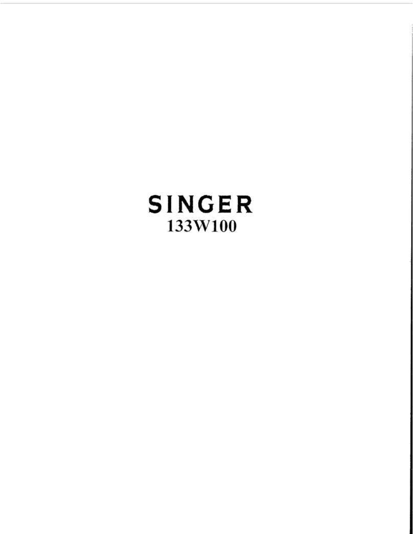 Singer 133W100 Quick start guide