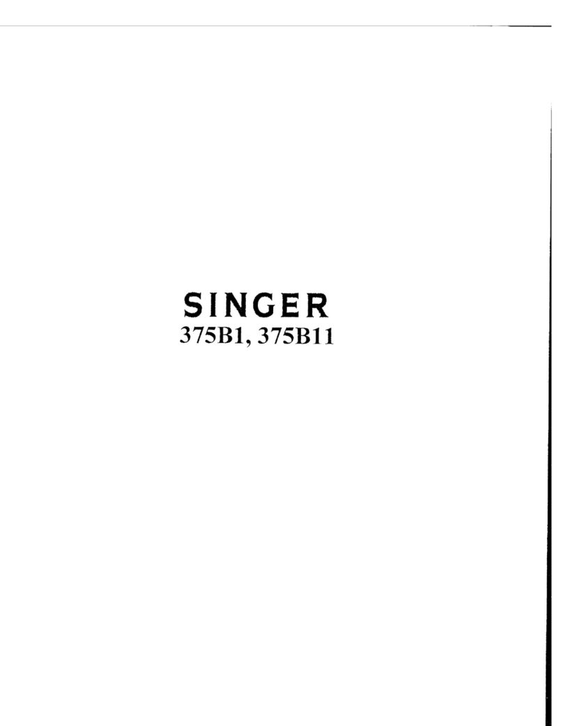 Singer 375B1 User manual