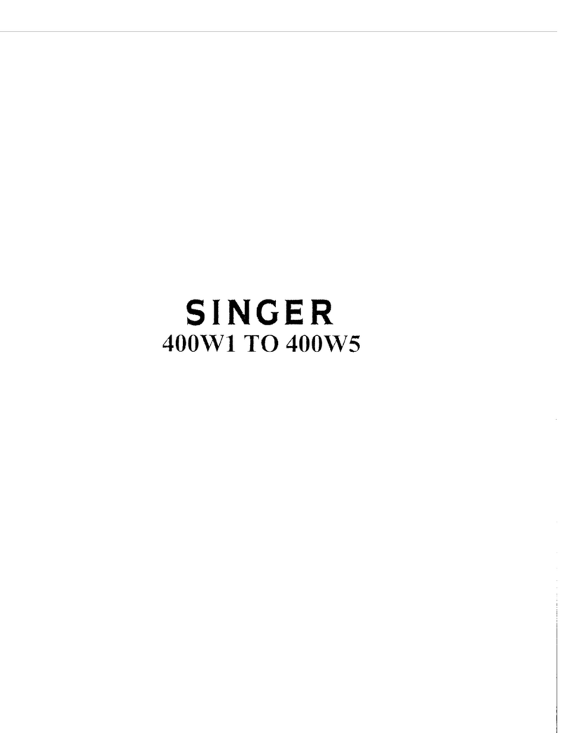 Singer 400W1 User manual Singer 400W1 User manual