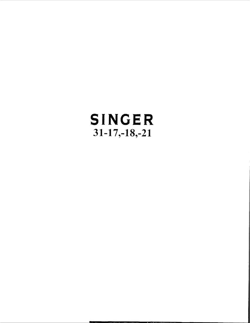Singer 31-17 User manual