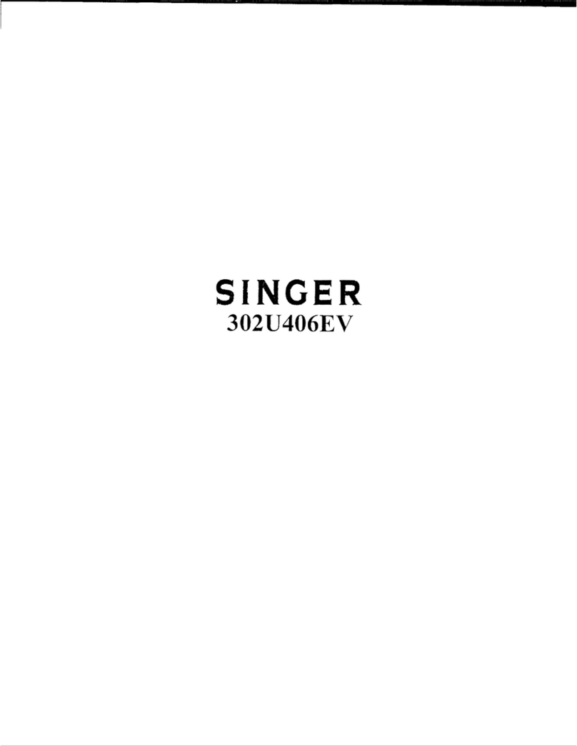 Singer 302U406EV manual