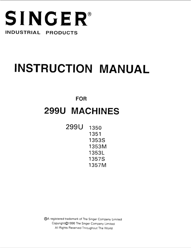Singer 299U1350 instruction manual
