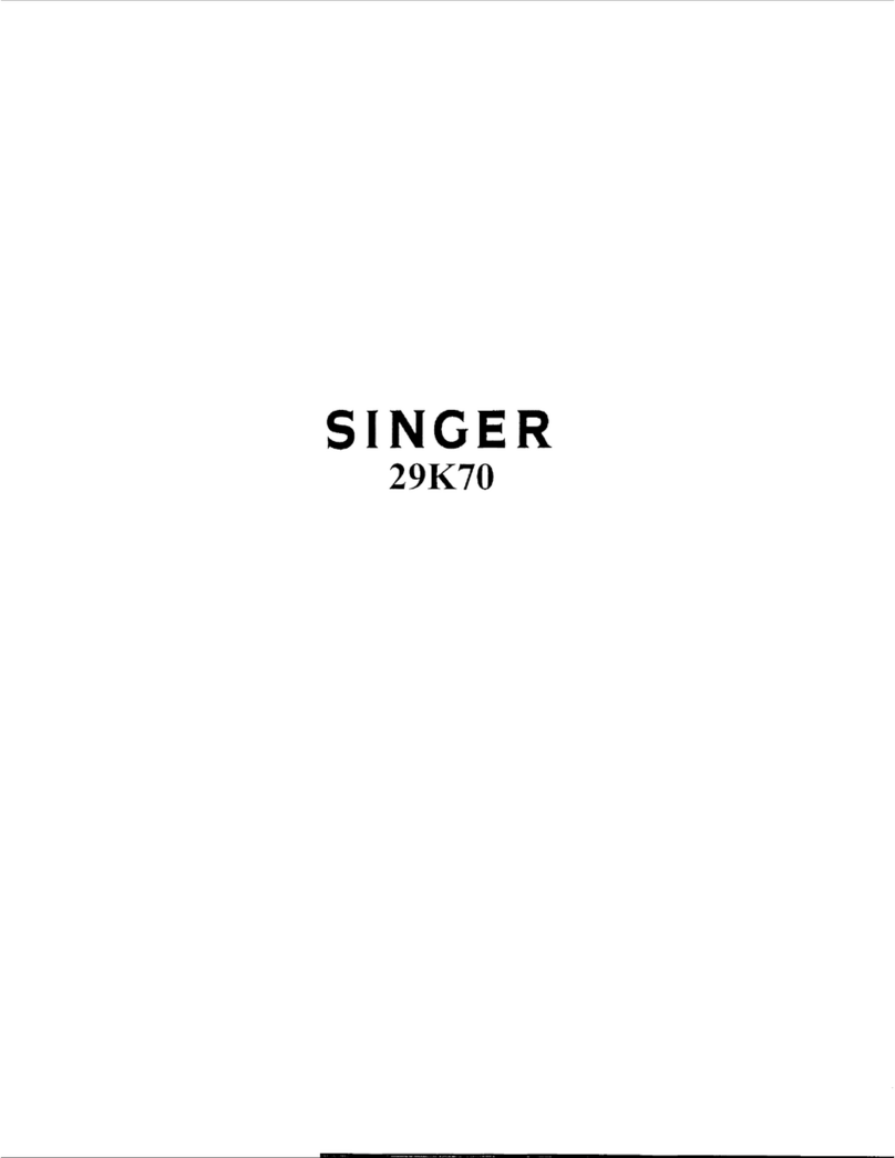 Singer 29K70 User manual