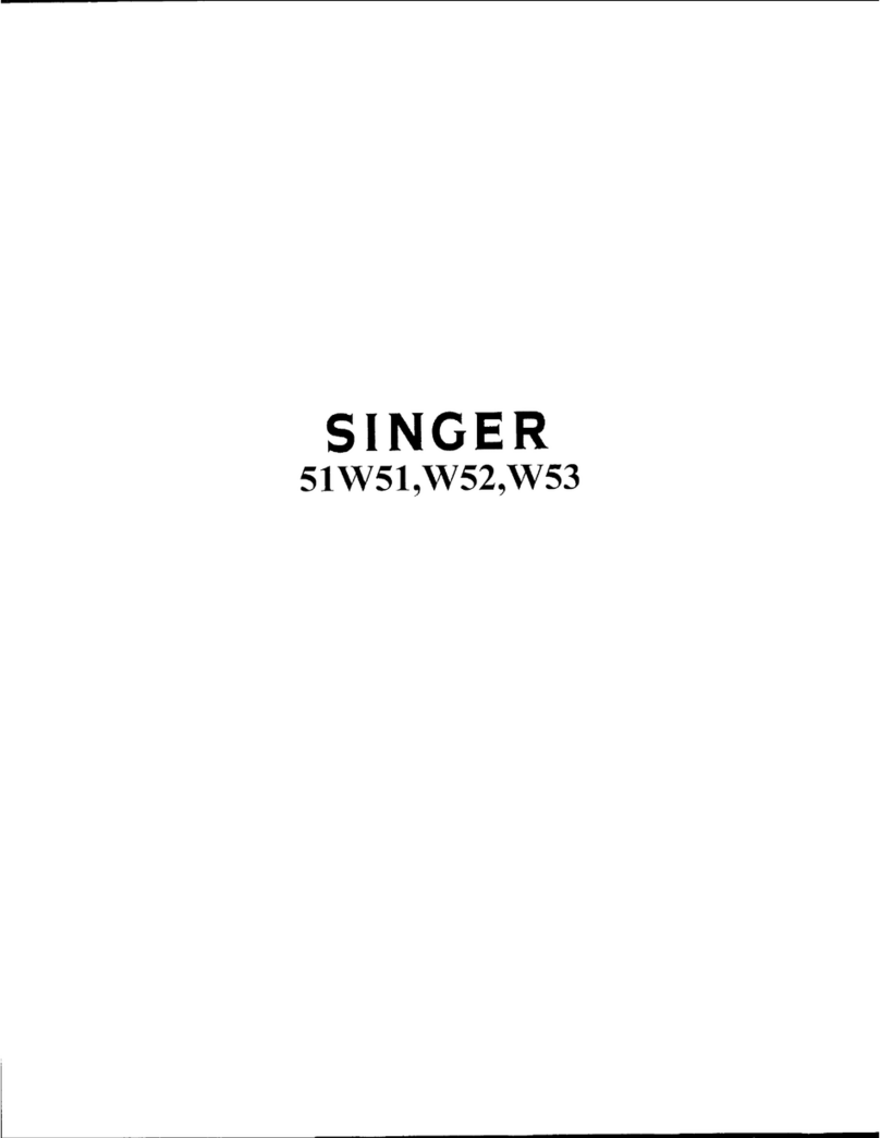 Singer 51W51 Instructions for using and adjusting