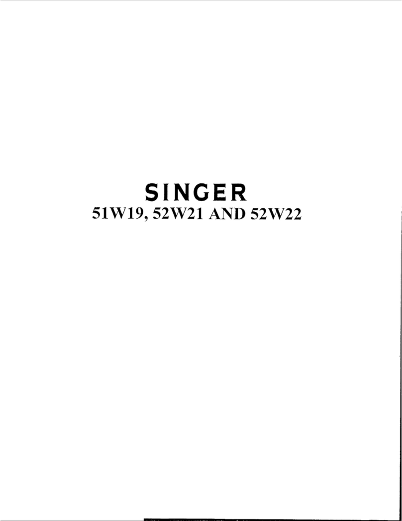 Singer 51W19 Instructions for using and adjusting Singer 51W19 Instructions for using and adjusting