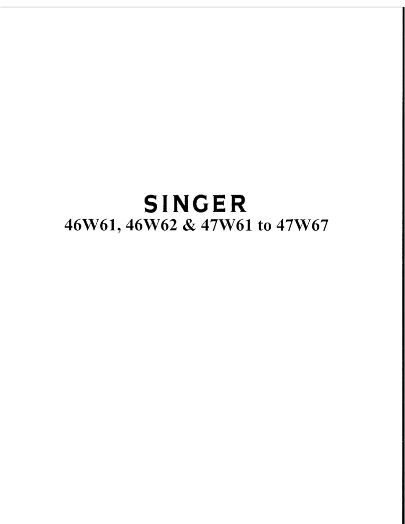 Singer 46W61 Instructions for using and adjusting