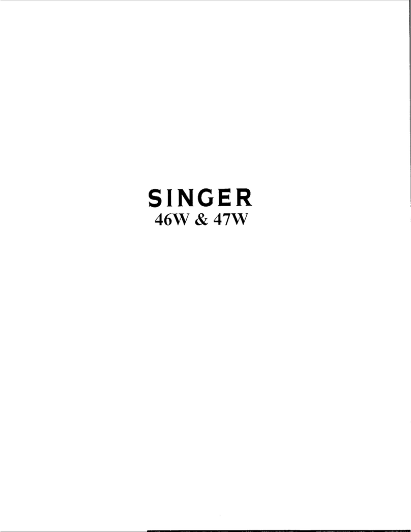 Singer 46W Instructions for using and adjusting