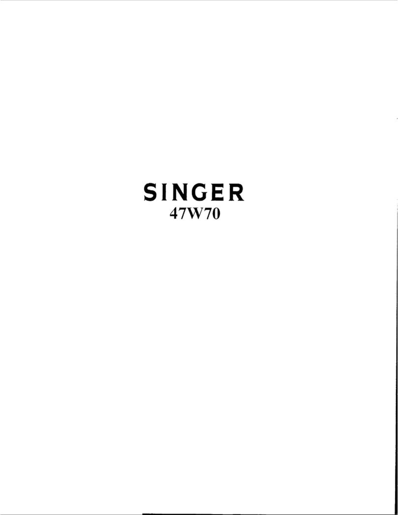 Singer 47W70 Instructions for using and adjusting