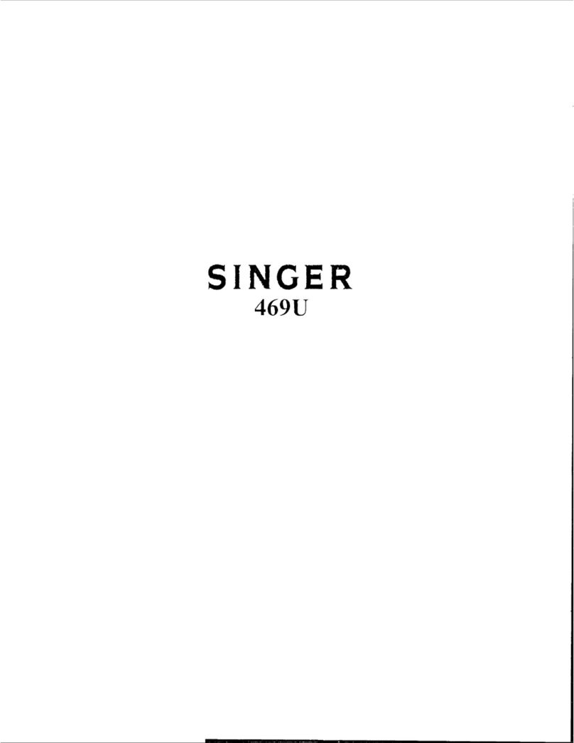 Singer 469U Operator's guide
